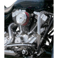 S&S Cycle Dished Bobber Air Cleaner Cover w/ Machined Highlights  - Chrome