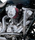 S&S Cycle Stealth Applications Teardrop Air Cleaner Cover - Gloss Black