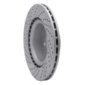 R1 17-25 Tesla Model 3 Front Right Drilled & Slotted Geoperformance Rotor