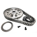 TIMING CHAIN SET PQX DBL ROLLER FORD V8 351C M 400 W/ THRUST BEARING 9 KEYW