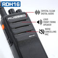 Rugged Radios Rugged RDH16 - Business Band Two Way Handheld Radio - Digital and Analog UHF / Black