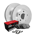 R1 Concepts Brake Rotor- Blank with Optimum Oe Pads Hdw Fits Saab 900