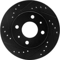 R1 Concepts E- Line Series Brake Rotor with Ceramic Brake Pads Hdw Fits Nissan 200SX