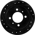 R1 Concepts E- Line Series Brake Rotor with Ceramic Brake Pads Hdw Fits Nissan 200SX