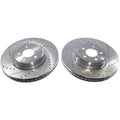 Power Stop 21-23 Ford Mustang Front Drilled & Slotted Rotor (Pair)