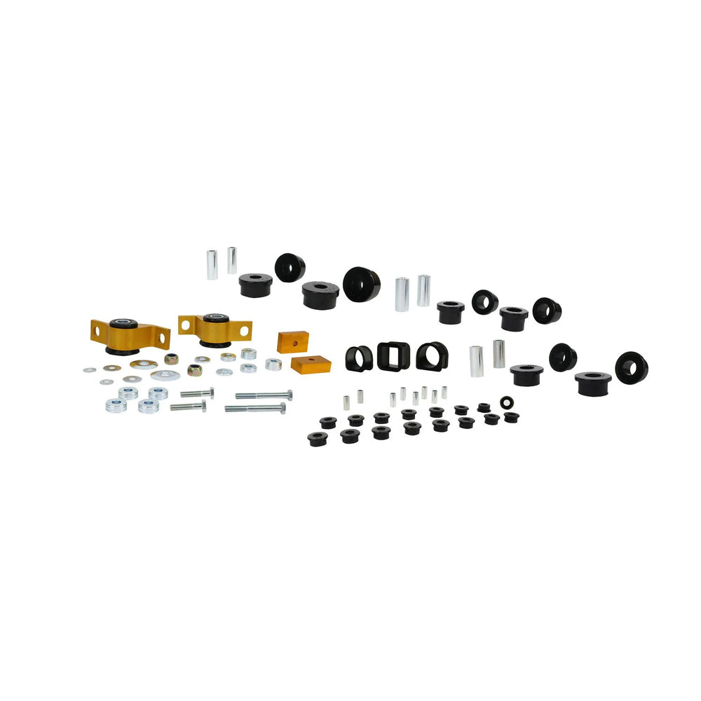Essential Vehicle Kit 2 Housings 31 Bushings 14 Tubes 12 Spacers 6 Tubes 2 Nuts Grease