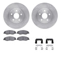 R1 Concepts Brake Rotor- Blank with Optimum Oe Pads Hdw Fits Mazda 3