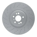 R1 Concepts GEOSPEC Coated Rotor - Drilled Fits Mercedes-Benz GL450