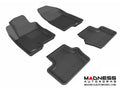 3D MAXpider 2007-2013 Jeep Compass Kagu 1st & 2nd Row Floormats - Black