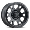 17X9 5-127 +01MM SATIN BLACK WITH S