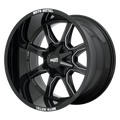 Wheel Pros Moto Metal MO970 17X8 5X110/115 MACH G-BLK 00MM MO97078021300