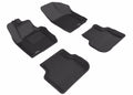 3D MAXpider 2011-2018 Volkswagen Jetta Sedan Kagu 1st & 2nd Row Floormats - Black