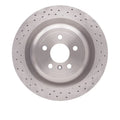 R1 13-13 Mercedes-Benz GL450 Rear Drilled Black Brake Rotor