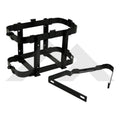 Jerry Can Mount, Red Powder Coated Steel, Universal Applications RT Off Road