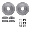 R1 Concepts E- Line Series Brake Rotor with Ceramic Brake Pads Hdw Fits Acura Legend