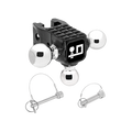 ADJUSTABLE TRIBALL MOUNT W/STEP 1 7/8IN 2000LBS 2IN 10000LBS 2 5/16IN 14000LBS