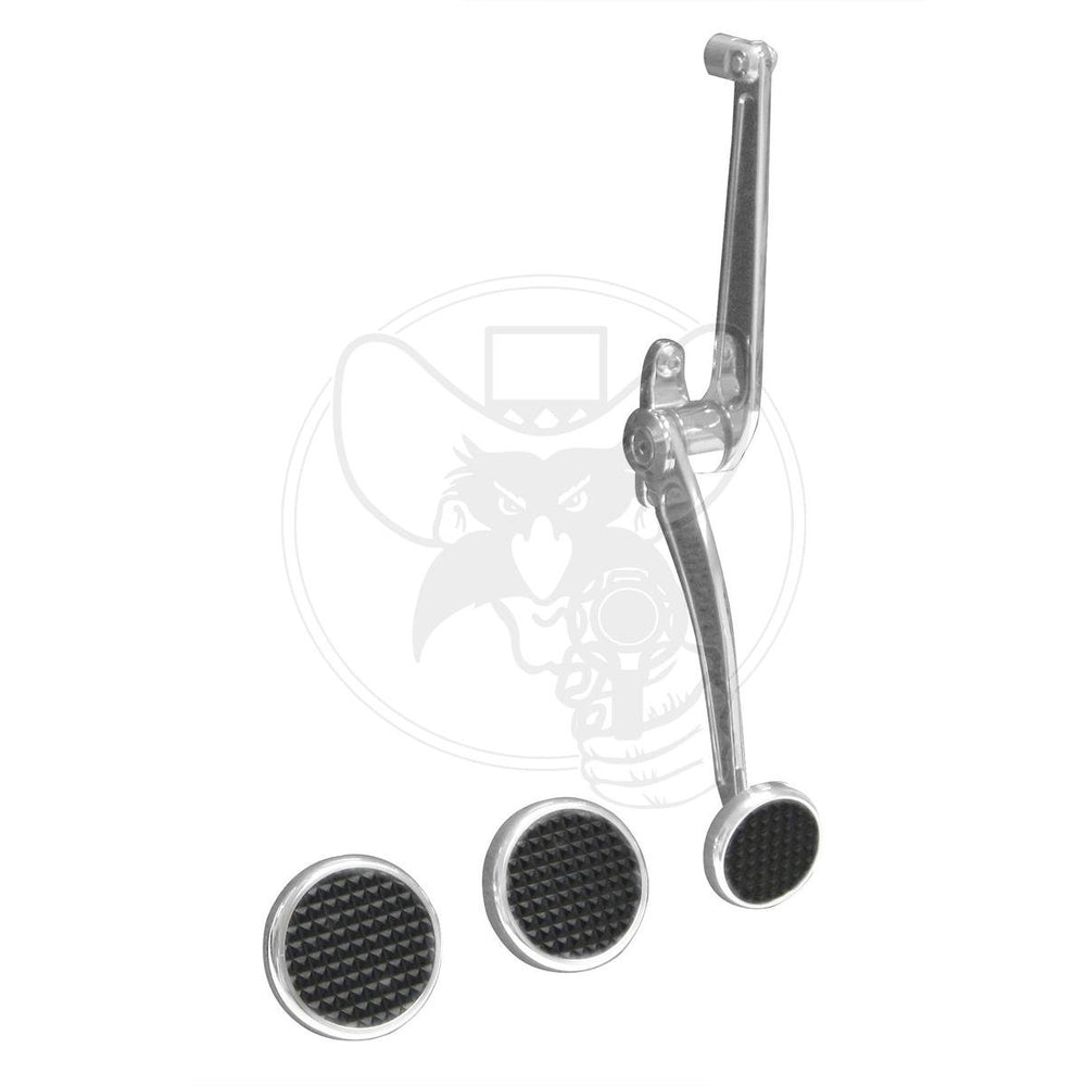 THROTTLE PEDAL ASSEMBLY GOOLSBY EDITION ROUND PEDAL PAD BLACK