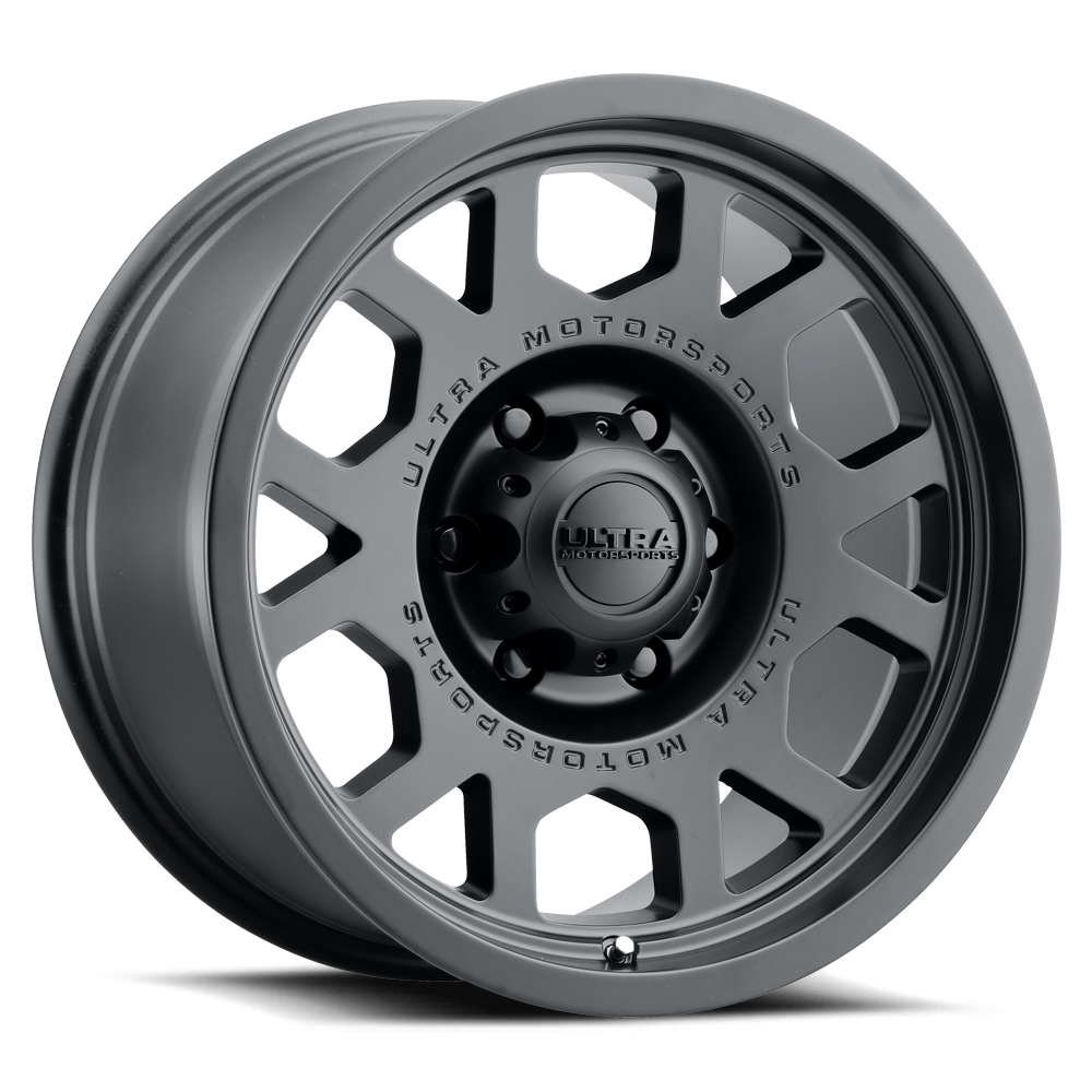 17X9 6-139.7 +12MM SATIN BLACK WITH