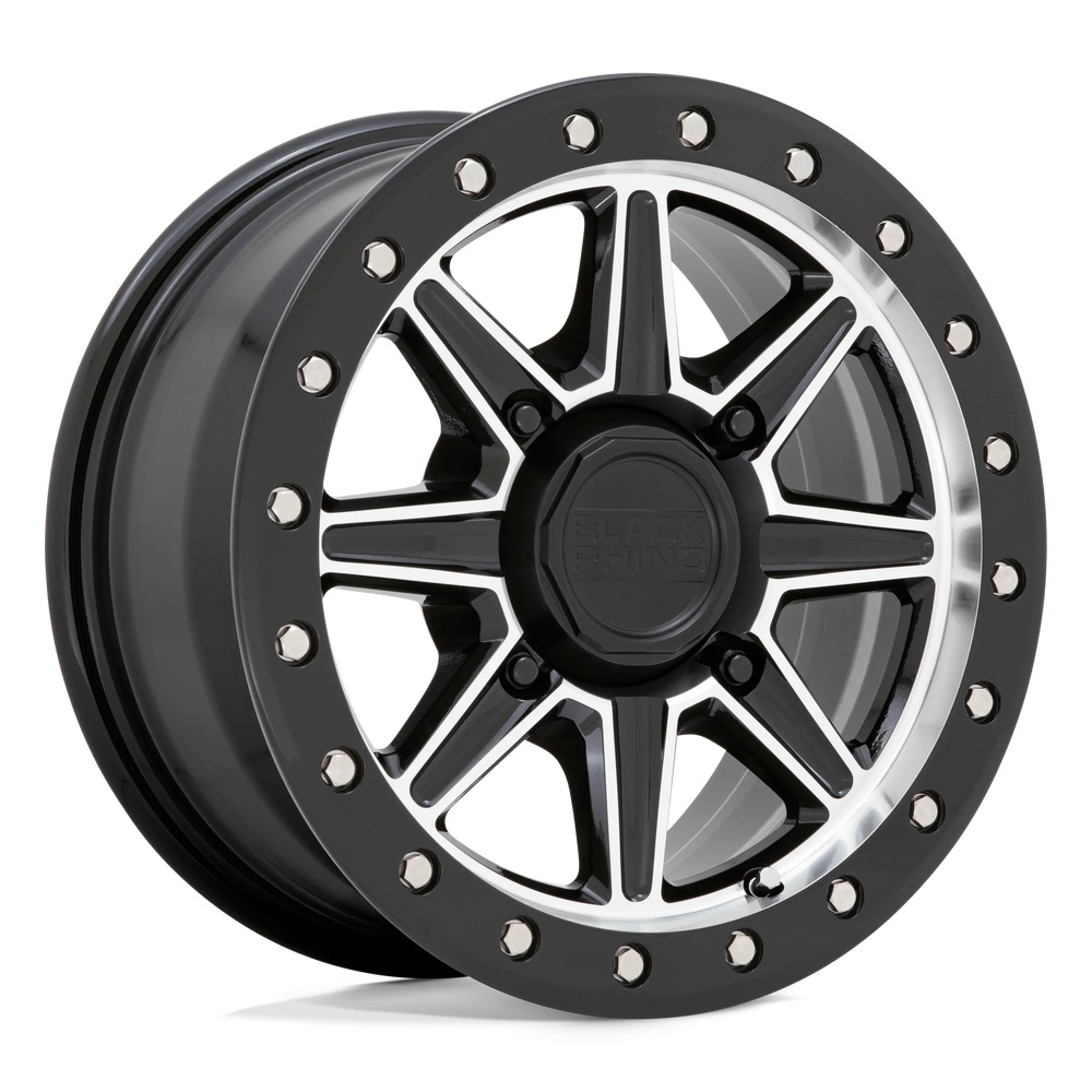 Wheel Pros Black Rhino Hard Alloys - UTV WEBB UTV 14X7 4X156 51 132 G-BLK MCH 1470WEB514156F32