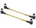 Adjustable Sway Bar End Link Kit (14 Inch Long Rods w/ Sealed Rod Ends and Jam Nuts pair) RockJock 4X4
