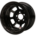 15X8 IMCA B/Lock Wheel D-Hole Silver 5x5