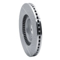 R1 20-25 Hyundai Palisade Front Left Drilled & Slotted Silver Brake Rotor
