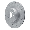DFC 15-19 BMW X6 Right Rear Drilled GeoSPEC Coated Rotor