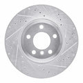 R1 07-19 BMW X5 Rear Right Drilled Black Brake Rotor