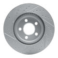DFC 04-19 Ford Escape Front Right Drilled & Slotted Geoperformance Rotor