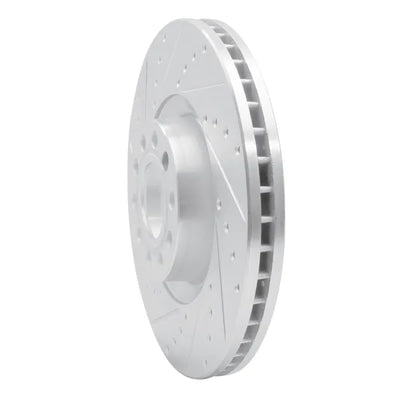 R1 99-04 Audi A6 Quattro Front Left Drilled Black Brake Rotor