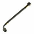 Fragola -8AN Hose Assembly Straight x 90 Degree Steel Nut 96in