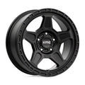 ~(25 lbs. 19X19X10)~ ALPINE 16x7 5x114.30 SATIN BLACK (15 mm)