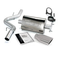 Stainless Steel Exhaust Muffler 2.5 Inch Inlet and Outlet W/adapter 91-99 Jeep 4.0L Banks Power