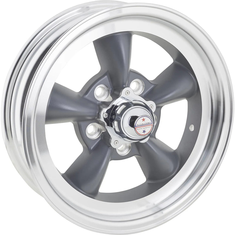 AMERICAN RACING VINTAGE VN105D 15X4.5 5X4.75 GRAY MACH-LP -15MM - VN1055461