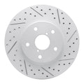 R1 19-24 Subaru Forester Front Right Drilled & Slotted Geoperformance Rotor