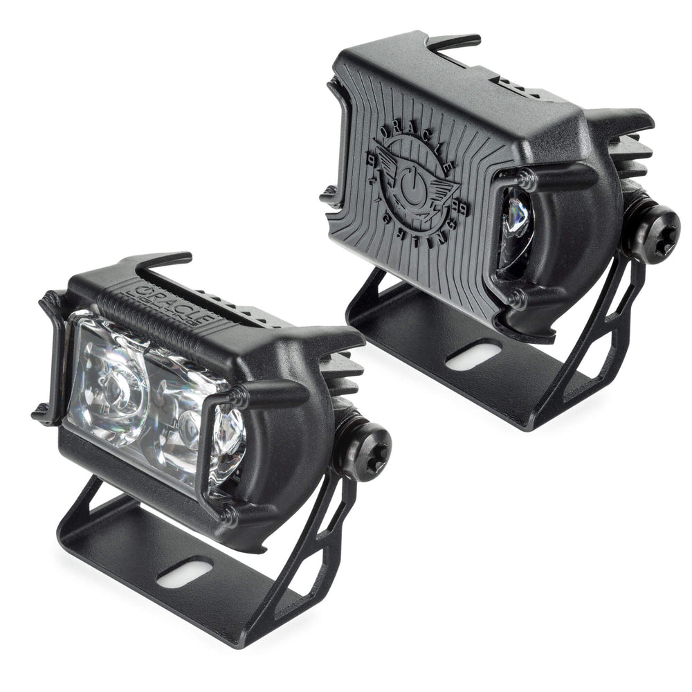 Oracle 04-14 Ford F-150 / Raptor A-Pillar Hood Mount Brackets w/ VEGA Series 2 Spotlights