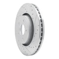 DFC 11-25 Dodge Durango Front Right Drilled & Slotted Silver Brake Rotor