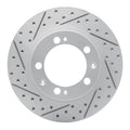 DFC 89-97 Porsche 911 Front Left Drilled & Slotted Geoperformance Rotor