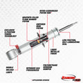 Rancho 96-02 Toyota 4Runner Front RS9000XL Strut