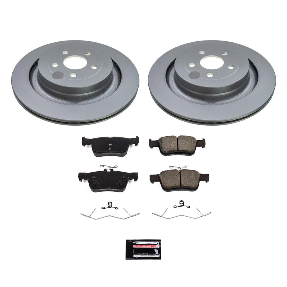 Power Stop 19-21 Lincoln Nautilus Rear Z17 Coated Brake Kit