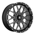 MA45 14X7 4X156 G-BLK MILL 10MM