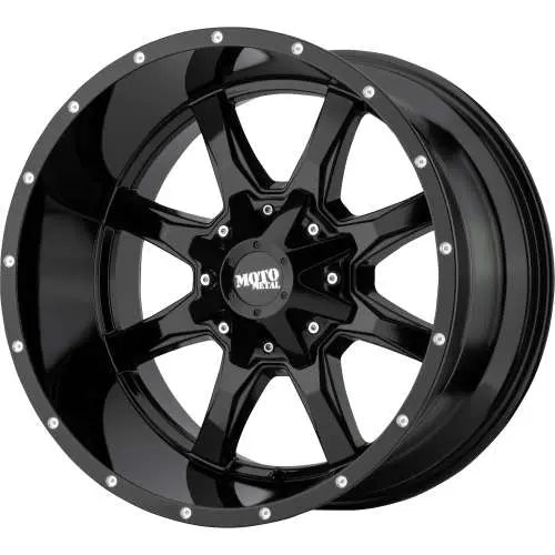 MO970 17X9 6X120 G-BLK MILL LIP -12