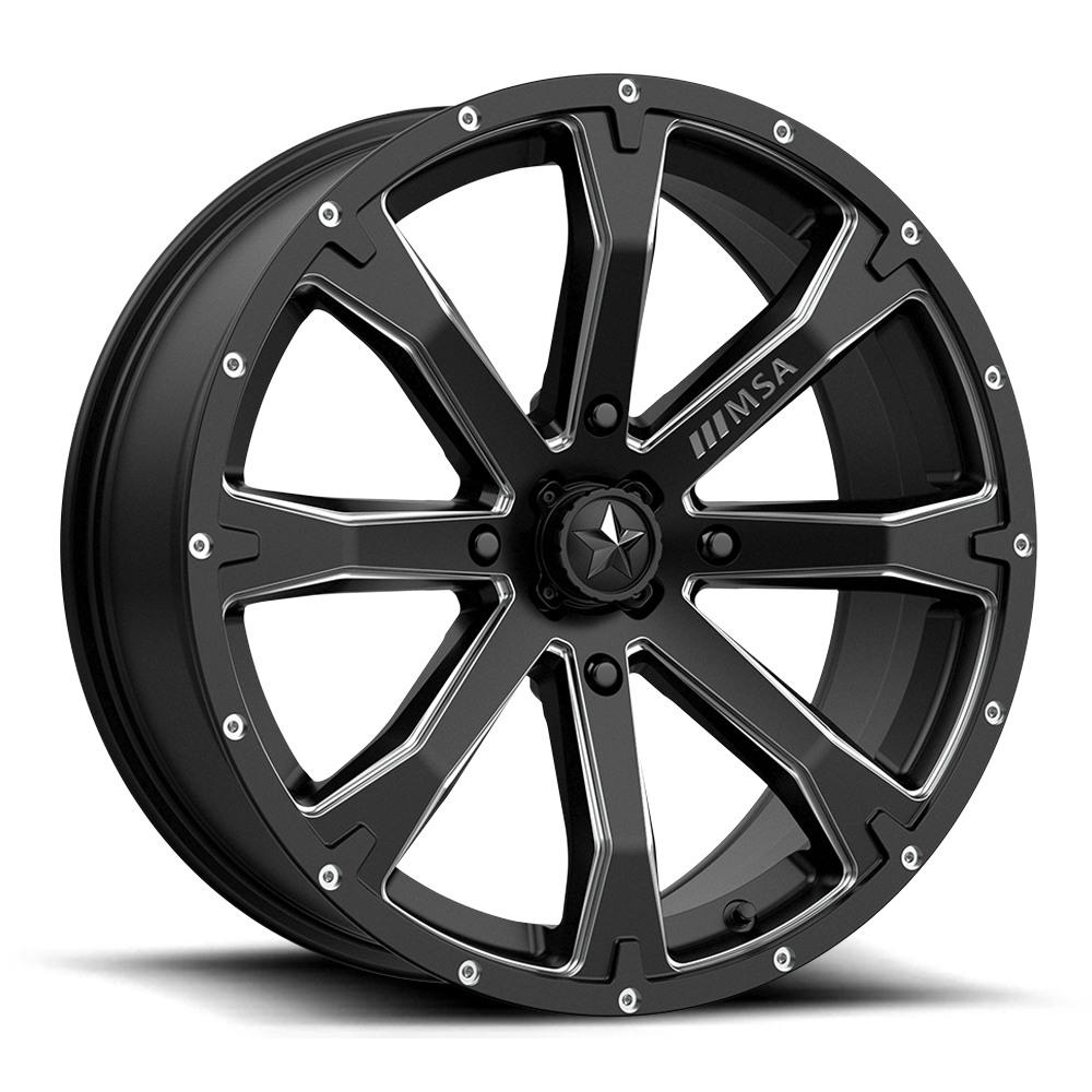 M42 14X7 4X110 S-BLK MILL 10MM