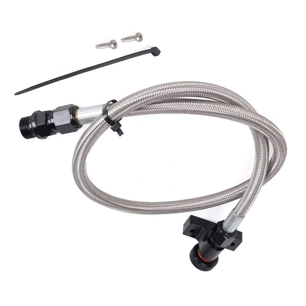 FLEXIBLE TRANSMISSION DIPSTICK; TH700R4; TRANSMOUNT; BRITE FINISH;