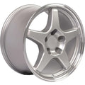 17 IN REPLICA WHEEL CV01 FITS CHEVROLET CORVETTE ZR1 RIM 17X9.5 SILVER WHEEL