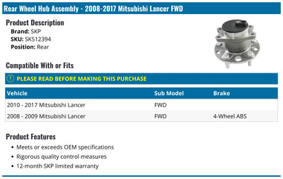 WHEEL HUB ASSEMBLY