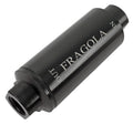 Fragola Fuel Filter -10AN In/Out 40 Micron. Black