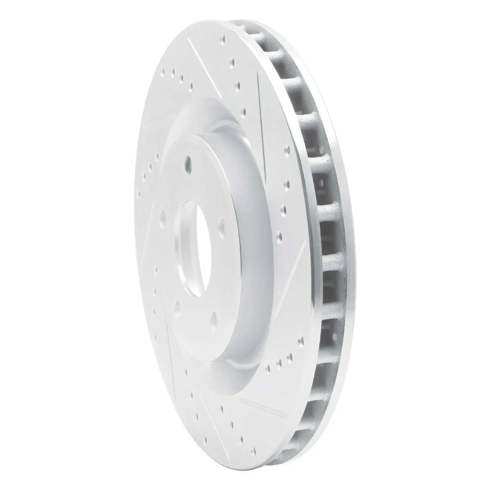 R1 05-13 Chevrolet Corvette Front Right Slotted Black Brake Rotor