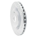 R1 05-13 Chevrolet Corvette Front Right Slotted Black Brake Rotor
