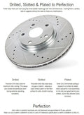 Power Stop 02-08 Jaguar X-Type Front Evolution Drilled & Slotted Rotors - Pair